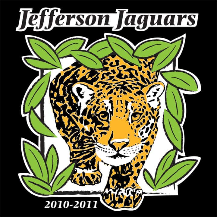 Illustration of Jaguar for T-shirt