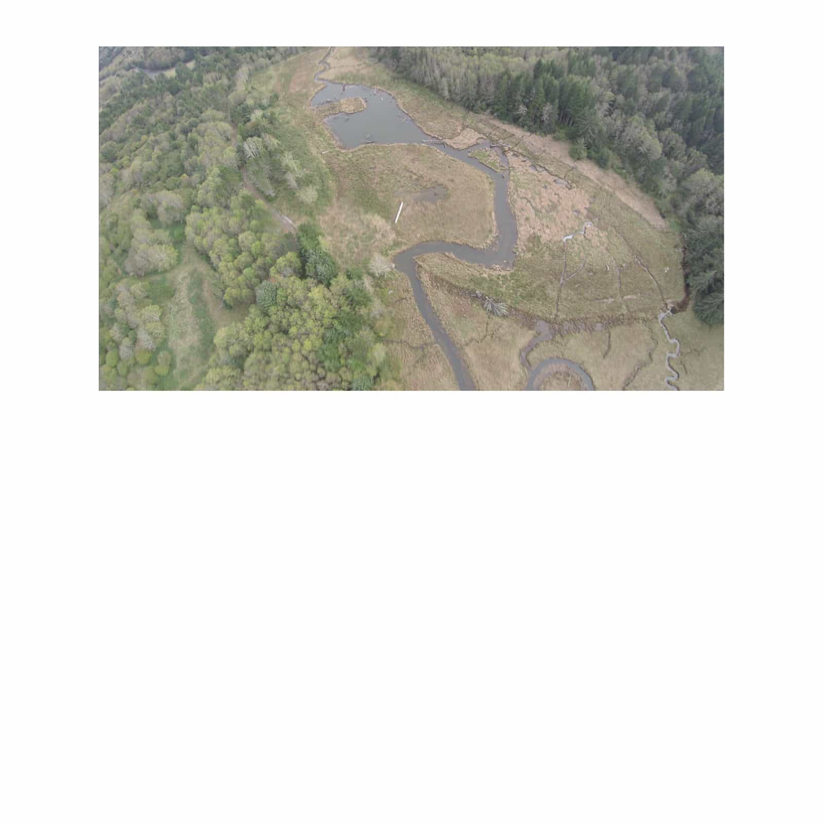Aerial Photography the Salmon River Estuary