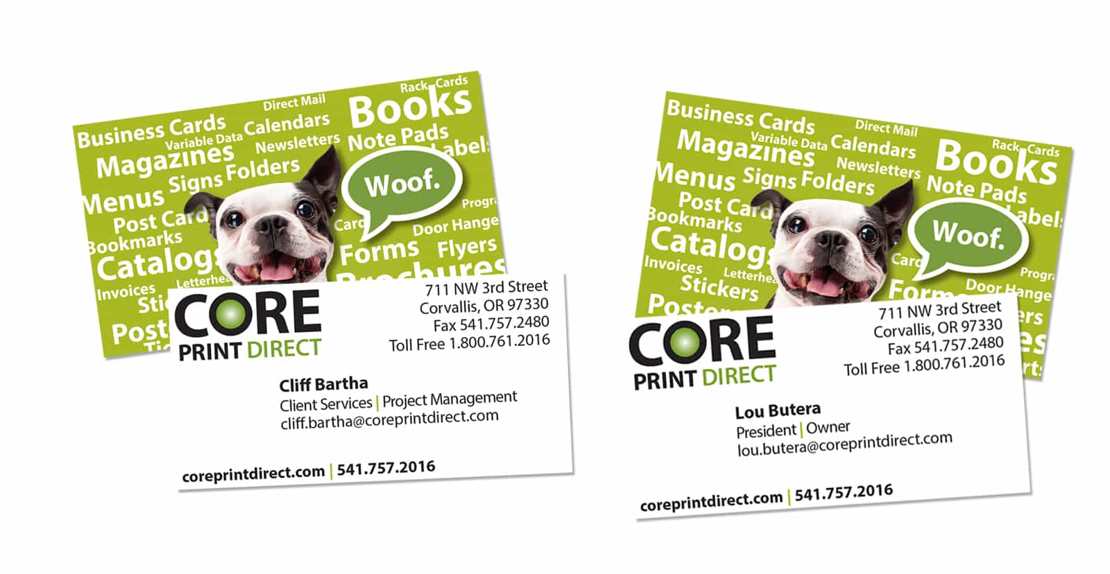 Graphic Design of Business Card
